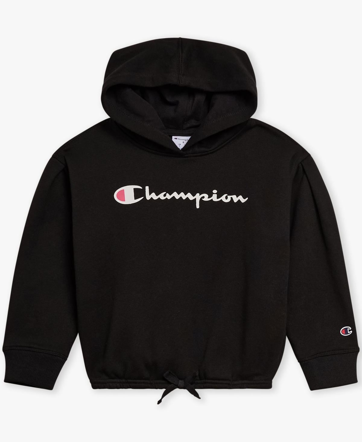 Champion Toddler & Little Girls 4t-6x 2-piece Pull-on Hoodie And Matching Joggers Set In Black