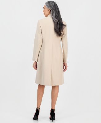 Women's Topper Jacket & Round-Neck Sheath Dress