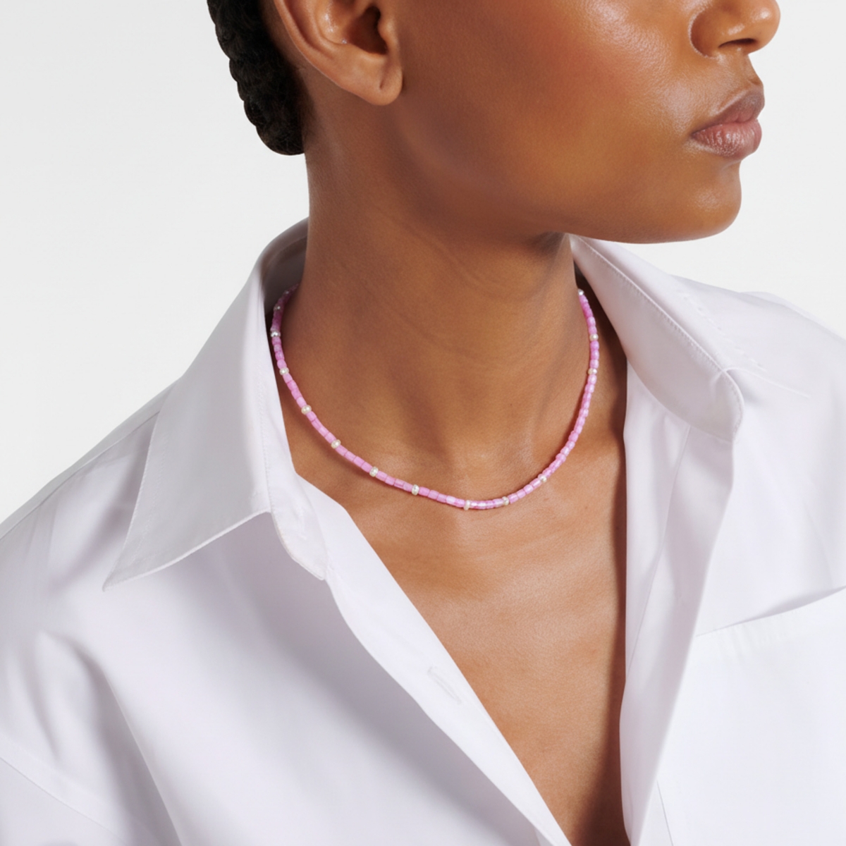 Limited Lusia Necklace - Hot Pink
