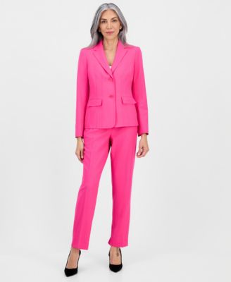 Women's Notch-Lapel Mid-Rise Pantsuit 