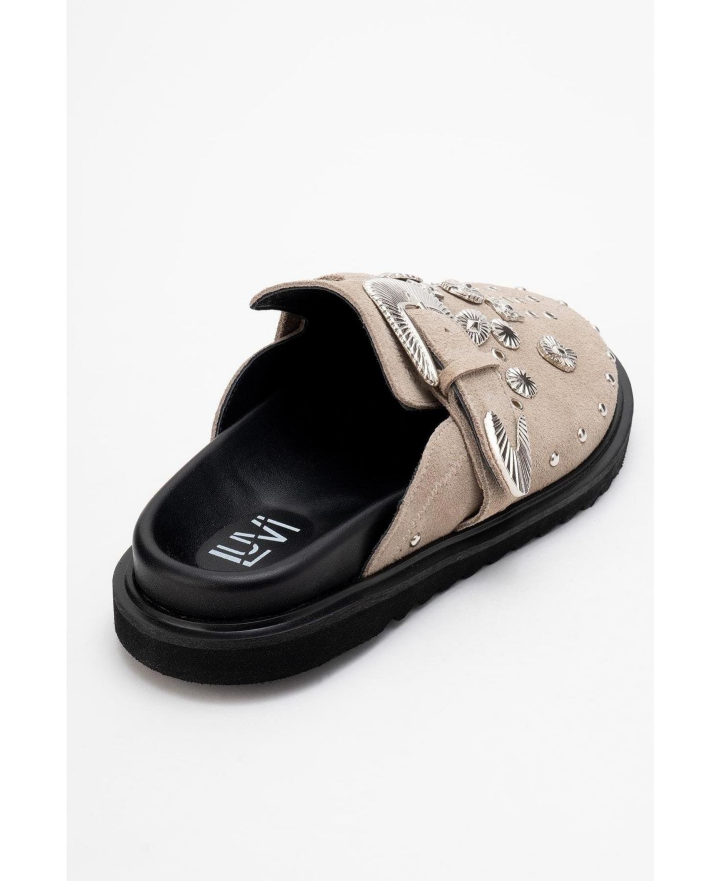 Женские сандалии Forever & Always Shoes Maril Leather Buckle Sandal (Women), цвет: Бежевый кожаный — фото 3