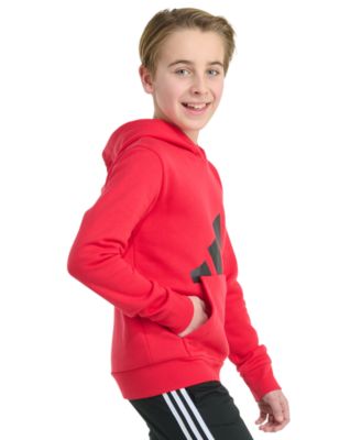 Big Boys 8-20 Long-Sleeve Essential Big Logo Fleece Pullover Hoodie	