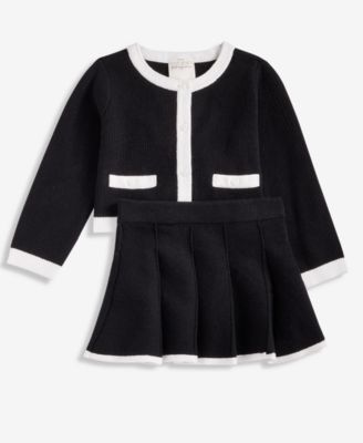 First Impressions - Baby Girls 2-Pc. Lady Sweater & Skirt Set