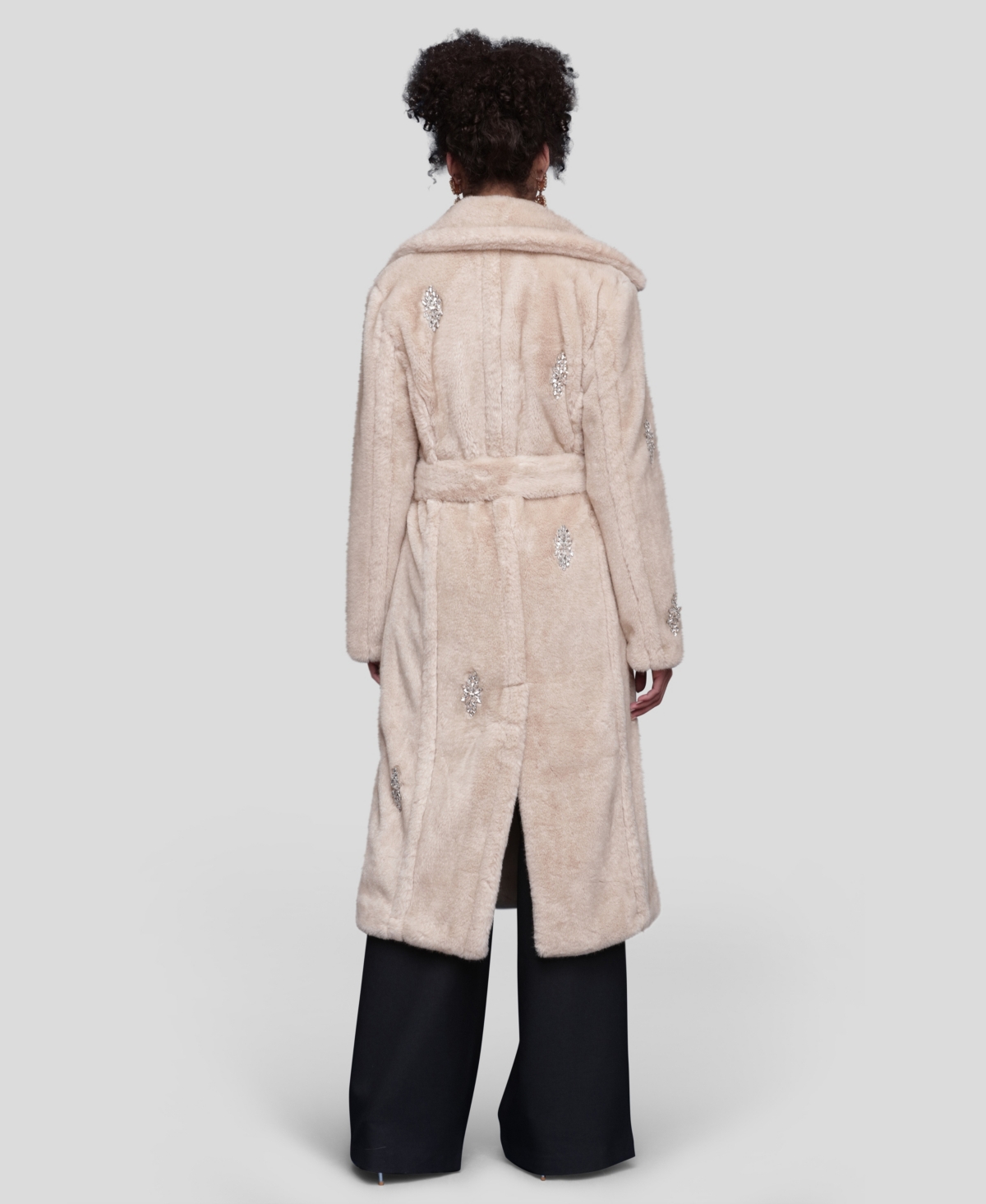 Avec Les Filles Women's Maxi Belted Robe Coat In Neutral