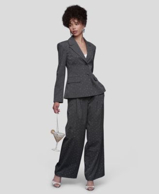 Women's Straight Wide-Leg Trousers