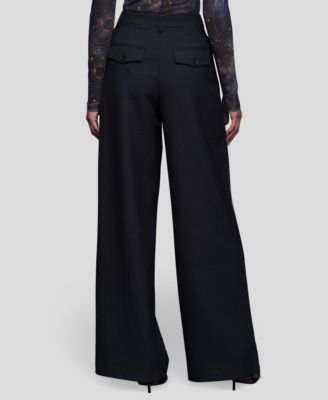 Women's Wide Leg Straight Trousers