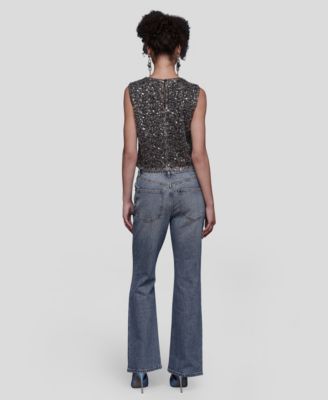 Embellished Sleeveless Top