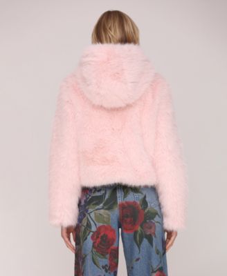 Women's Faux Fur Long Sleeve Jacket