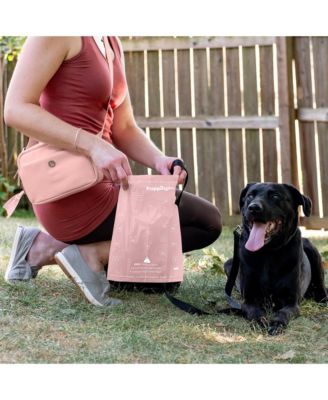 Compostable Dog Poop Bags, 90 Bags, Blush Pink