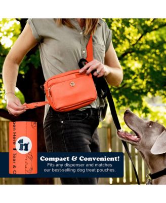 Compostable Dog Poop Bags, 270 Bags, Poppy Orange