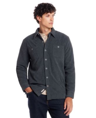 Weatherproof Vintage - Men's Grid Collared Shirt Jacket