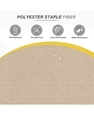 42" x 19.3" x 5.1" Outdoor Polyester Tufted Bench Cushion, Water-resistant & Fade-Resistant, Cushion for Love Seat