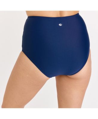 Plus Size High Waisted Bikini Bottom With Front Tie