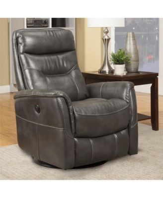one pack Polyester Gemini - Flint Power Swivel Glider Recliner