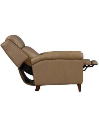 Two Pack leather Lotus Cream Power Cordless High Leg Recliner