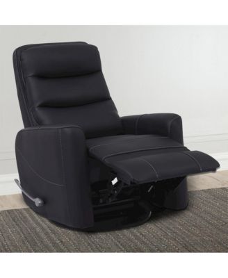 Hercules - Black Swivel Glider Recliner