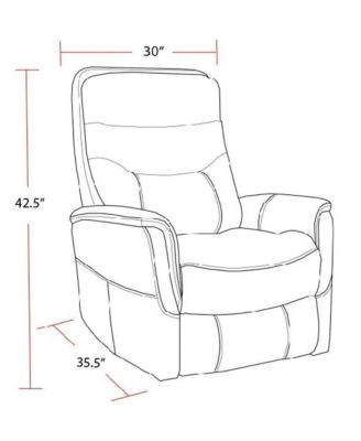 Two Pack Top Grain Leather Gemini - Ivory Swivel Glider Recliner