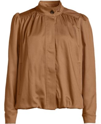 Women's Drapey Twill Bubble Hem Jacket