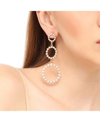 Women's Snowball Drop Earrings