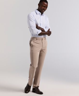 Perry Ellis Portfolio - Men's Modern-Fit Stretch Solid Resolution Pants