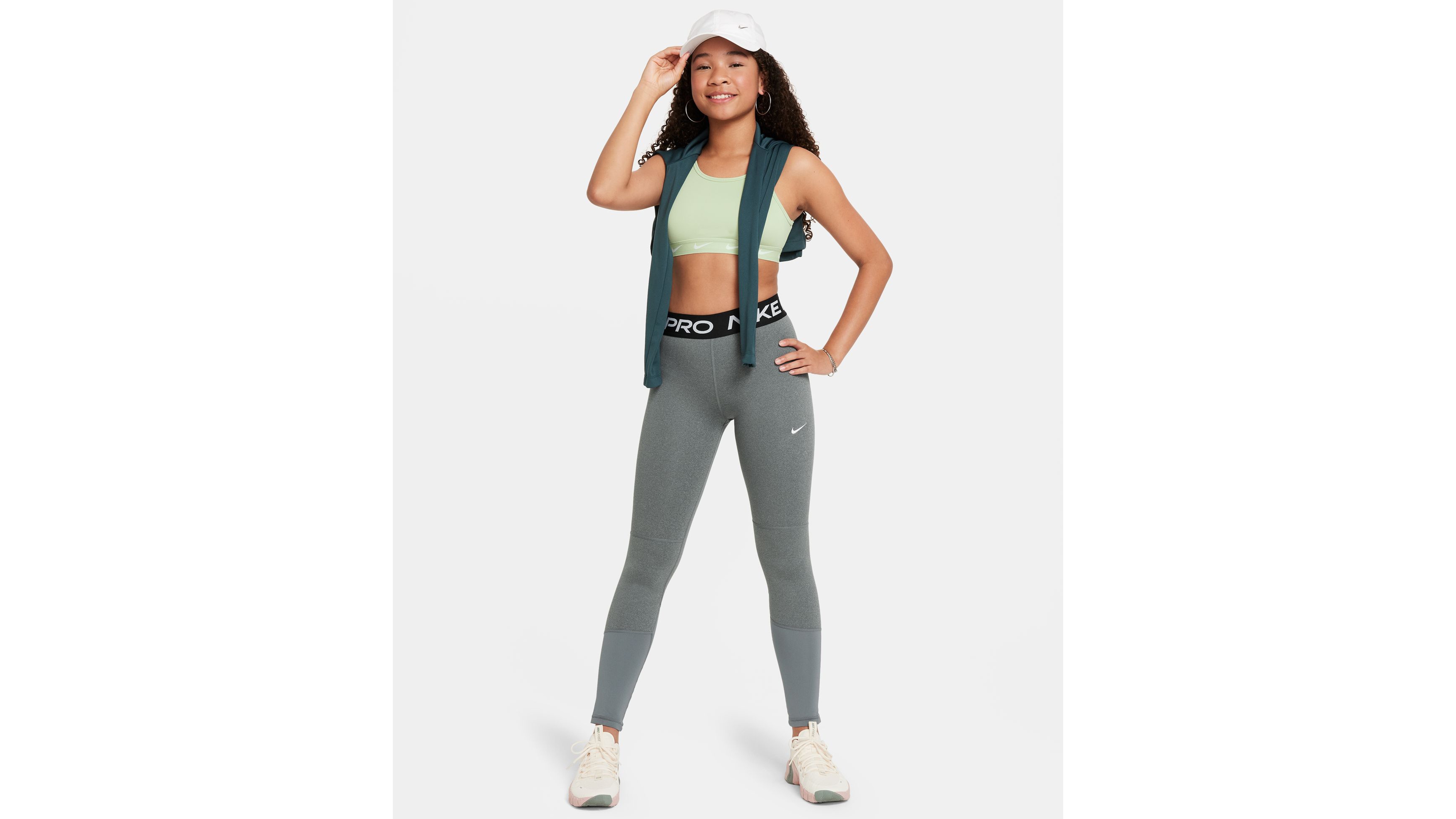 Nike Big Girls 7-16 Pro Dri-fit Leggings