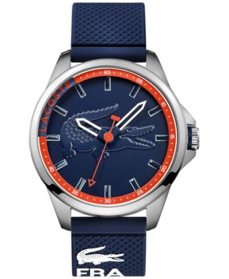 Lacoste - Men's Capbreton Blue Silicone Strap Watch 46mm 2010842