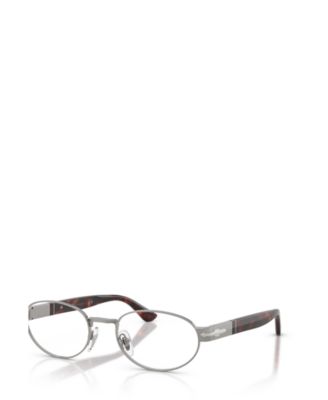 Unisex Oval Metal PO1026V Eyeglasses