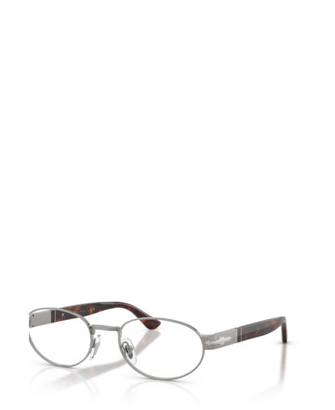 Очки Persol Unisex Oval Metal PO1026V Eyeglasses, цвет: Графитовый металлик