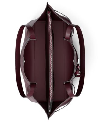 Emilia Large East West Center Zip Tote Bag