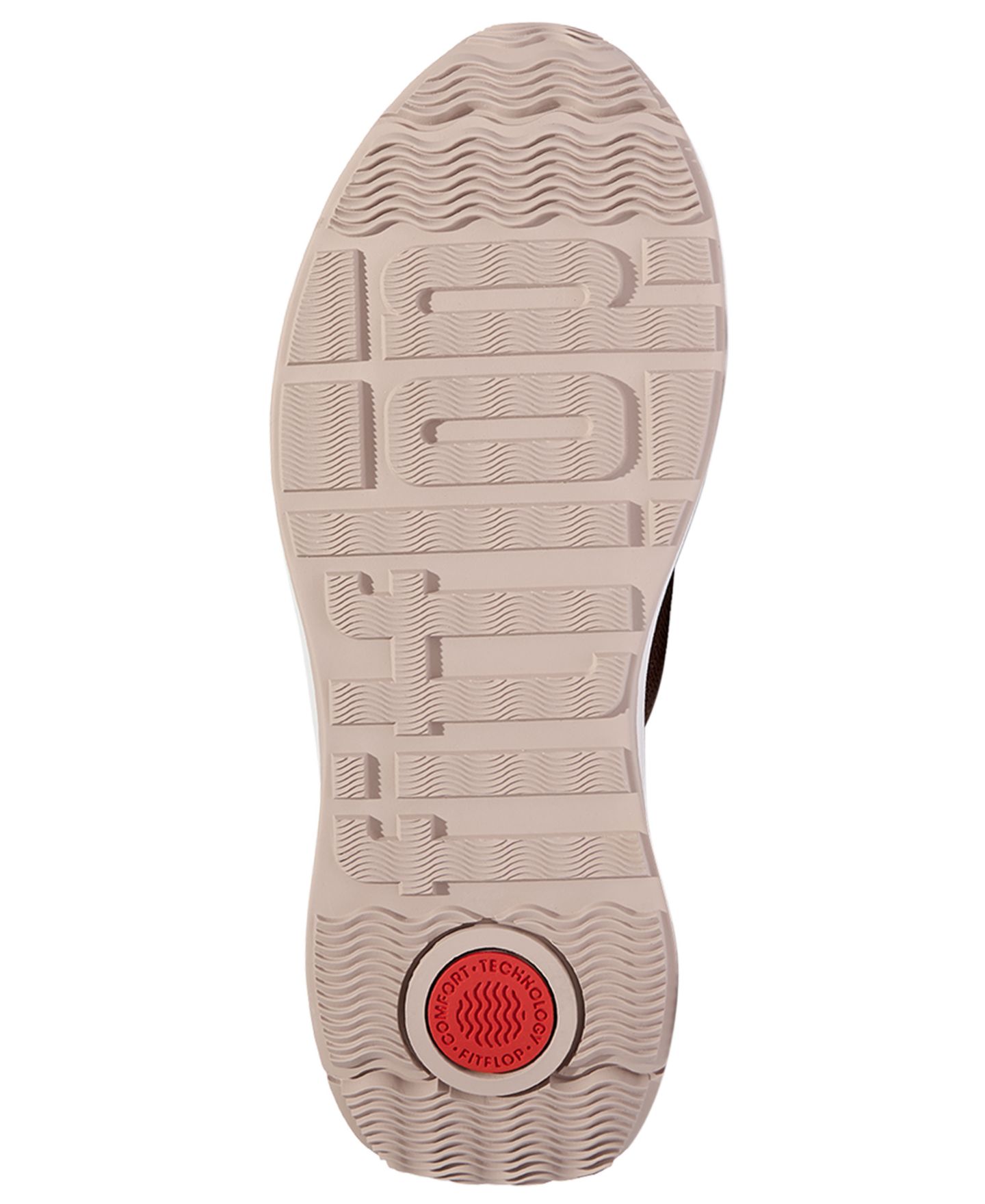 Женские замшевые кроссовки FitFlop F-Mode Flow с блёстками, цвет: Белый — фото 4