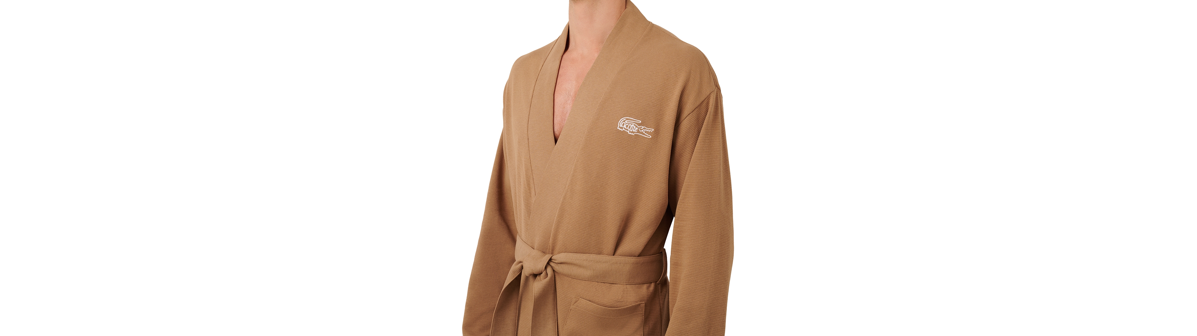 Lacoste Men's Thermal Loungewear Robe