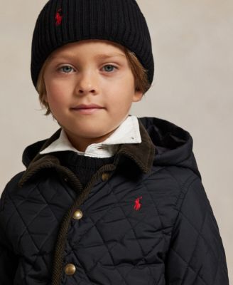 Toddler and Little Boys Hooded Barn Jacket