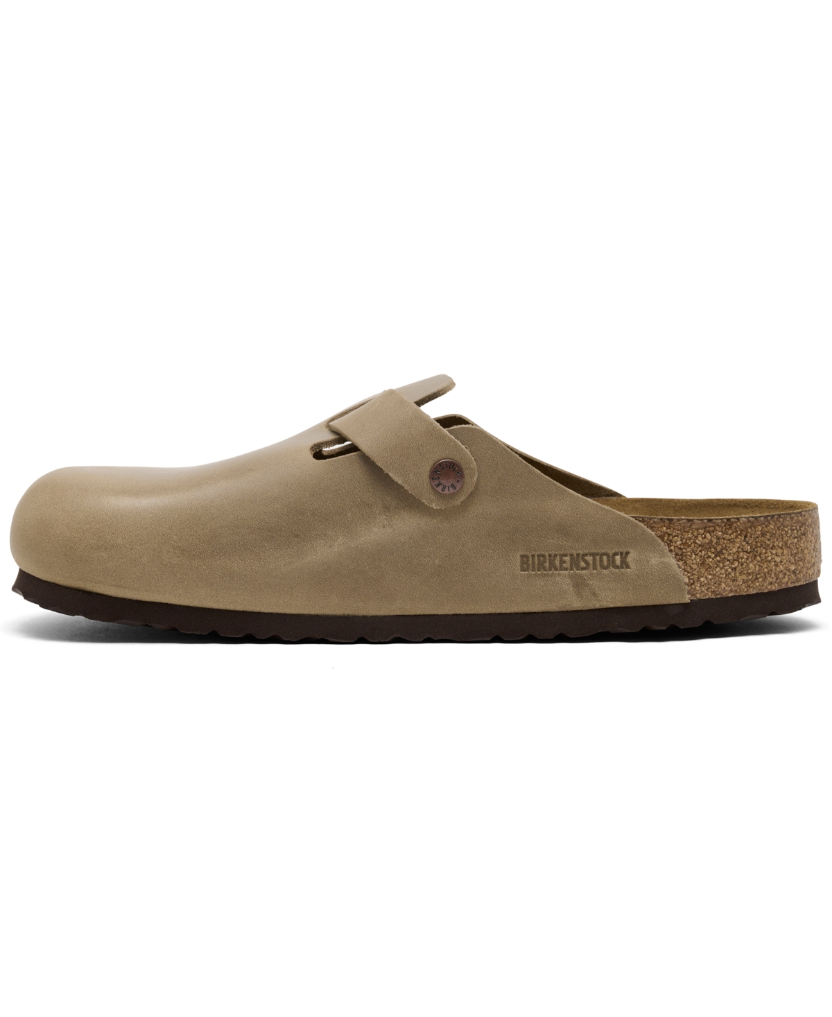 Birkenstock Men's Boston Soft Footbed Oiled Leather Clogs From Finish Line In Brown