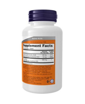 L-Cysteine ,500 mg ,100 Tabs