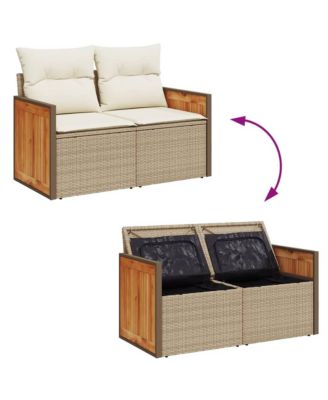 Garden Sofa Beige, Cream White