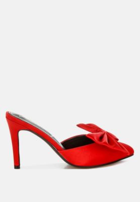 Women's Sidonie Bow Detail Stiletto Mules