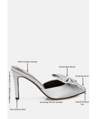 Women's Sidonie Bow Detail Stiletto Mules