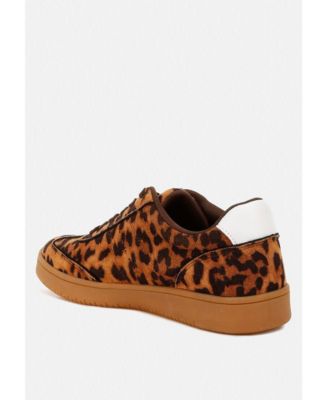 Womens Prowler Leopard Chunky Sneakers