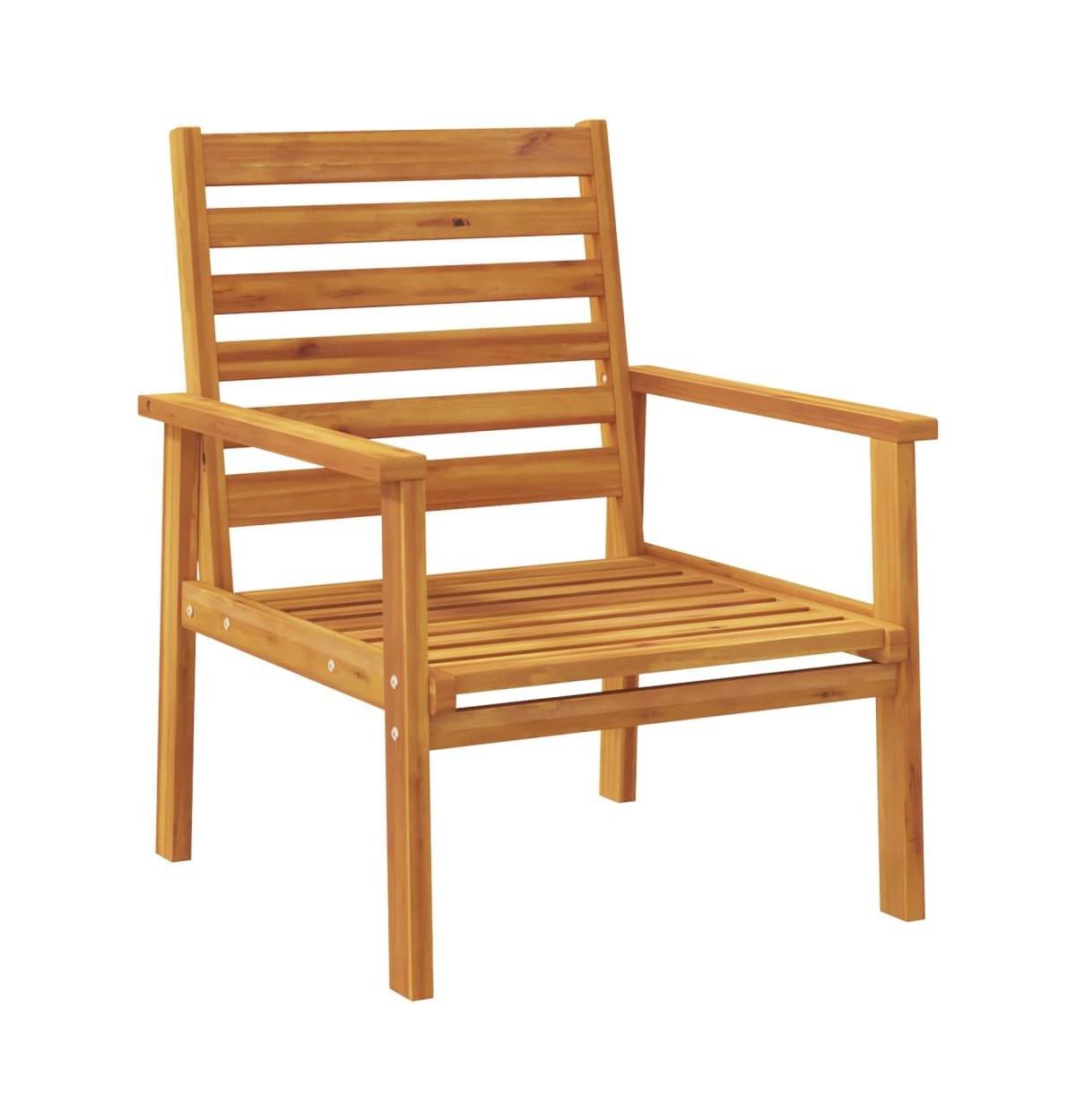 Sofa Chair Natural Wood Solid Acacia Wood Standard Durable