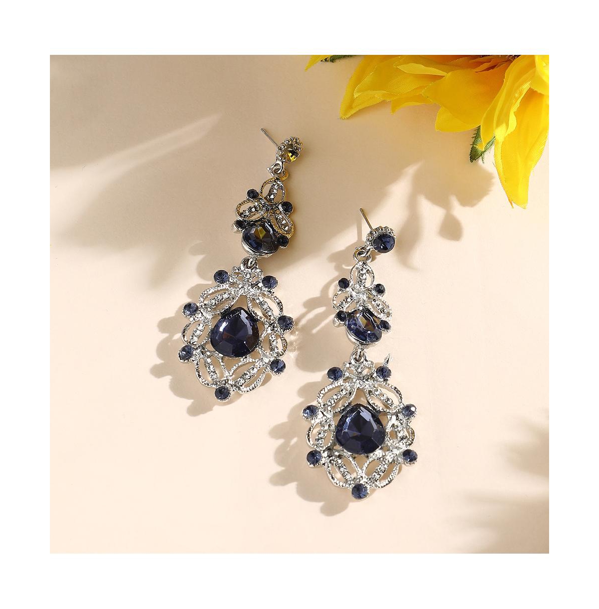Sohi Women's Regal Drop Earrings In Multi