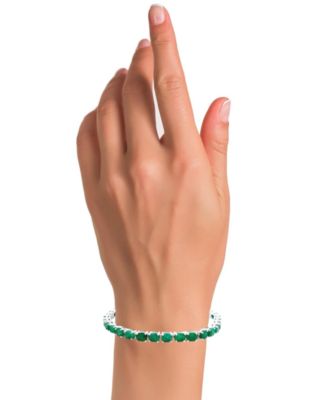 Oval Sapphire Bracelet (11-3/4 ct. t.w.) in Sterling Silver (Also Available in Emerald)