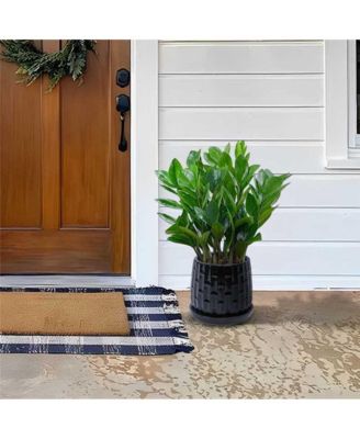 Set of 2 Modern Ceramic Planters