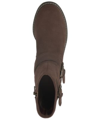 Women's Migyn Buckle Moto Lug Sole Booties