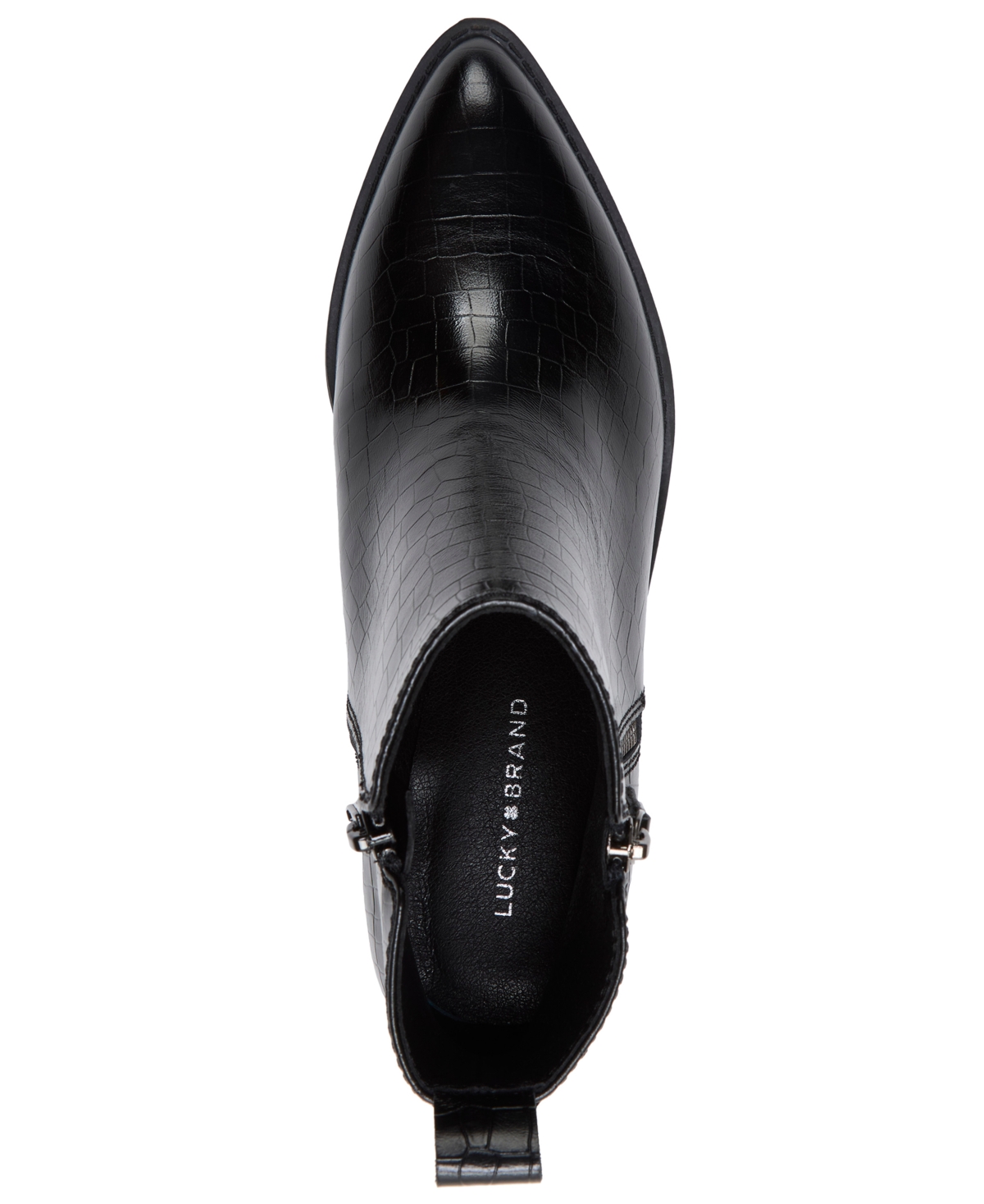 Lucky Brand Ailein Pointed Toe Bootie In Black