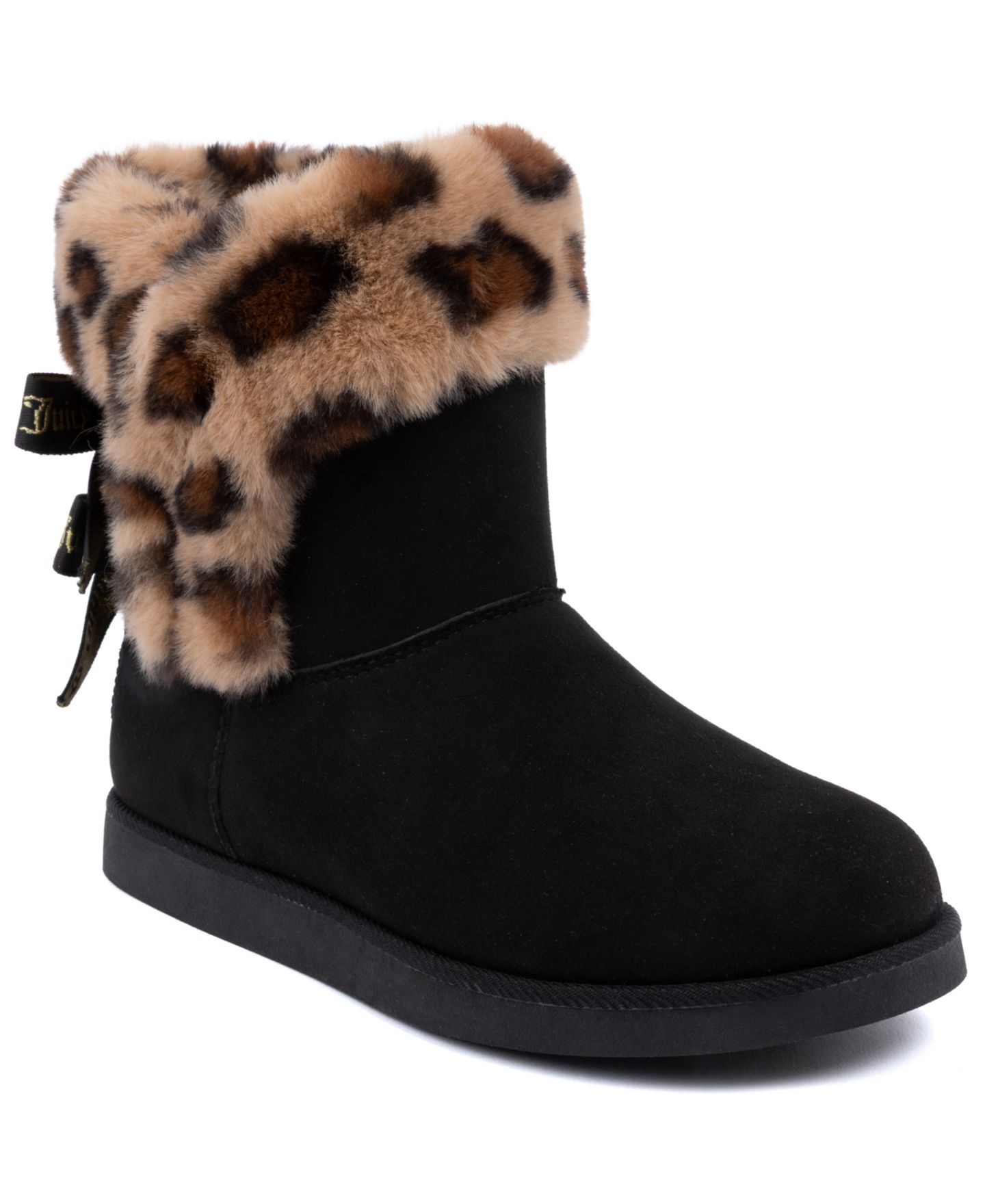 Женские ботинки Juicy Couture King Cozy Cold Weather Booties, цвет: Леопардовый — фото 1