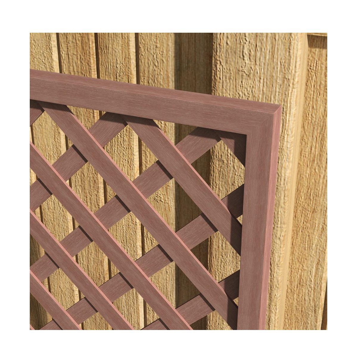 Chic Crate Outsunny Wood Planter Box with Trellis