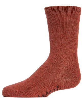 Kids' Basic Cotton Blend Crew Socks