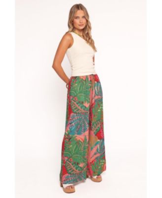 Women's Charly Wide Leg Pant - Calypso Coral