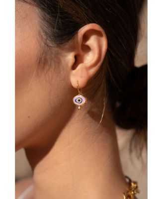Alara Evil Eye Drop Earrings