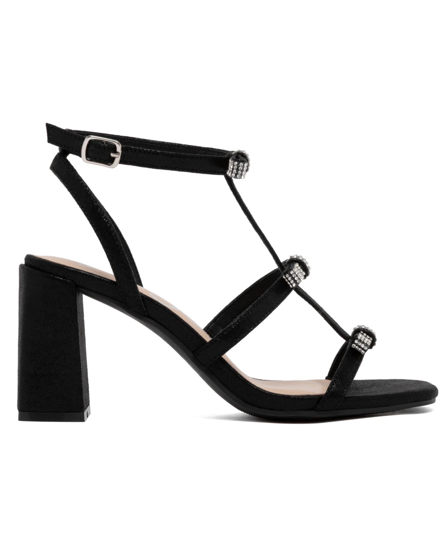 Женские сандалии Sugar Gloria Blings Open Toe Dress Sandal, цвет: Чёрный — фото 2